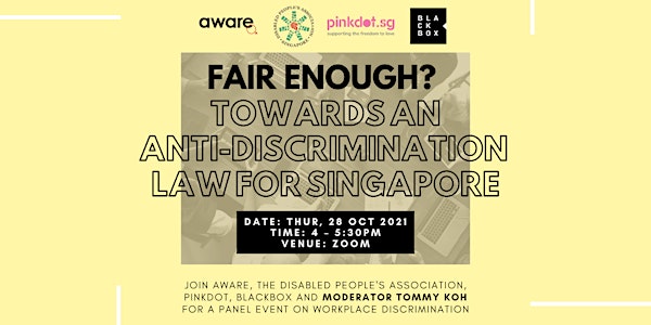 Fair Enough? Towards an anti-discrimination law for Singapore