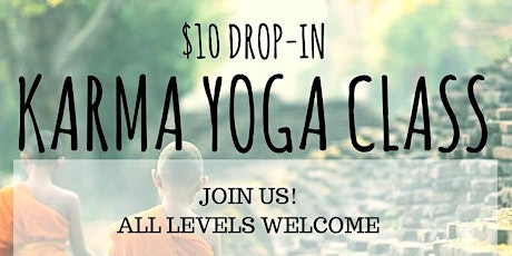 $10 Drop-In Karma Yoga Class primary image