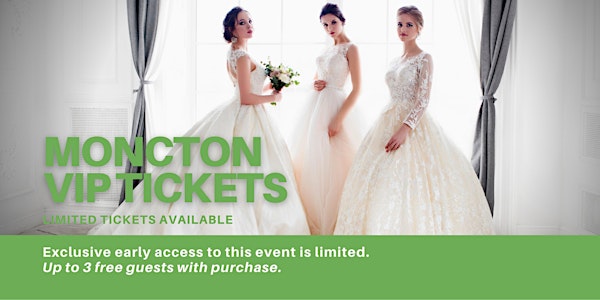 Moncton Pop Up Wedding Dress Sale VIP Early Access