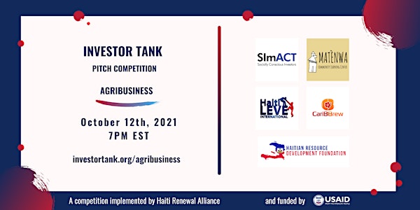 Investor Tank Pitch Event: Agribusiness