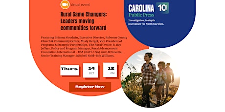 10 for NC: Rural Change Agents primary image