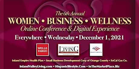 6th Annual  Women • Business • Wellness Conference primary image