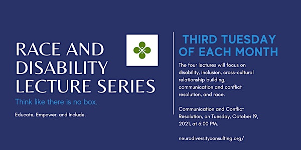 Race and Disability Lecture Series