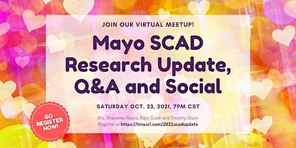Mayo SCAD Update and SCAD Social