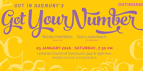 Out in Harmony's GOT YOUR NUMBER primary image