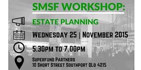 SMSF Workshop - Estate Planning (GC) primary image