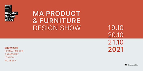 KSA Product & Furniture Design MA Show 2021: Herman Miller (Day Event)