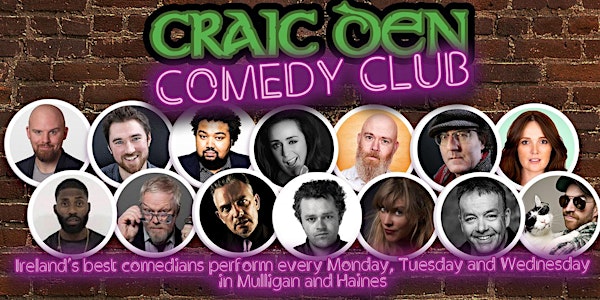 Craic Den Comedy Special - November 24th - Pat McDonnell + FREE GUINNESS!