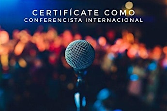 Certificación Conferencista Internacional Online boletos