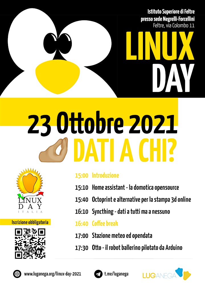 Immagine Linux Day 2021 - LugAnegA