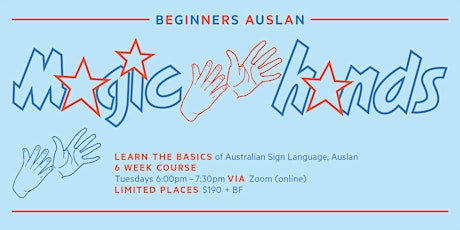 MAGIC HANDS 2021 Beginners Auslan – Class 5 primary image