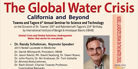 Townes and Tagore Sixth Annual Seminar - The Global Water Crisis primary image