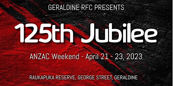 Geraldine Rugby Club - Jubilee 2023