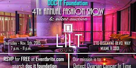 DOC IT Foundation 4th Annual Fashion Show and Silent Auction primary image