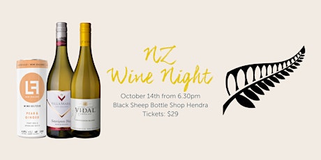 NZ Wine Night at Black Sheep Hendra primary image