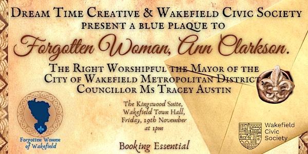Ann Clarkson's Blue Plaque Unveiling