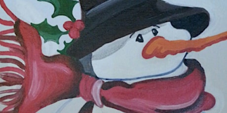 Snowman painting class primary image