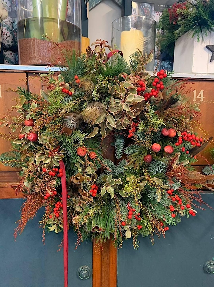 Chapelton Christmas Wreath Making Workshop with The Flower Pavilion image