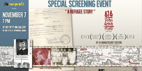 818 Tong Shan Road Film-a refugee story-Screening Event