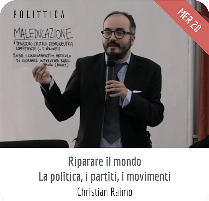 Immagine Raimo - Scolamacchia/Riparare il mondo: la politica, i partiti, i movimenti
