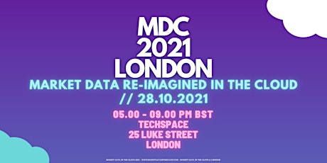 Market Data in the Cloud 2021 London primary image
