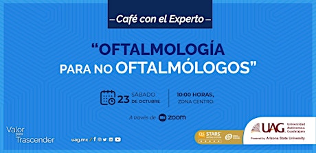 Imagen principal de Café con el experto- "Oftalmología para no Oftalmólogos"
