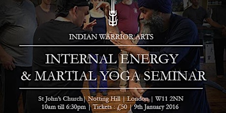 Internal Energy and Martial Yoga Seminar London 9th Jan 2016 primary image