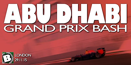 Abu Dhabi GP Bash primary image