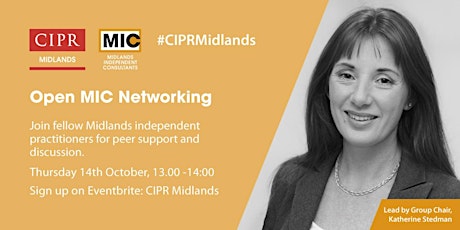 CIPR Midlands OpenMIC - Midlands Moment Networking primary image