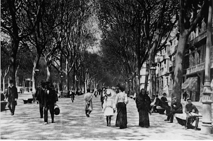 Daily life in Barcelona now and then image