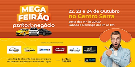 Imagem principal do evento Mega Feirão Ponto do Negócio - Lages, outubro de 2021