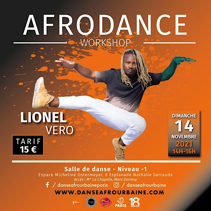 Image pour Stage de danse afro tous niveaux avec Lionel de Invictus Crew 