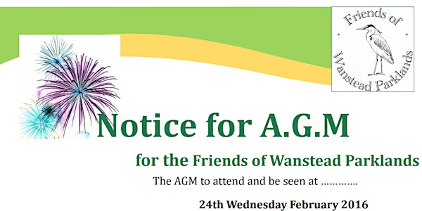 AGM to be seen at Friends of Wanstead Park