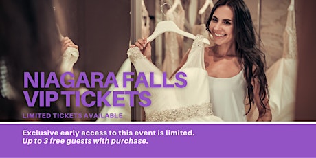 Niagara Falls Pop Up Wedding Dress Sale VIP Early Access tickets