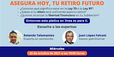 Asegura hoy, tu retiro futuro primary image