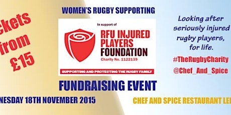 Women's Rugby Supporting RFU Injured Players Foundation primary image