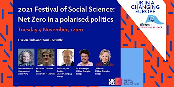 2021 Festival of Social Science: Net Zero in a polarised politics