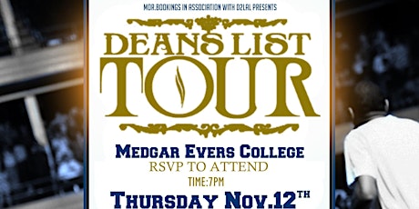 Medgar Evers College- @DeansListTour #DeansLT primary image