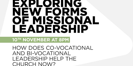 Exploring New Forms of Missional Leadership primary image