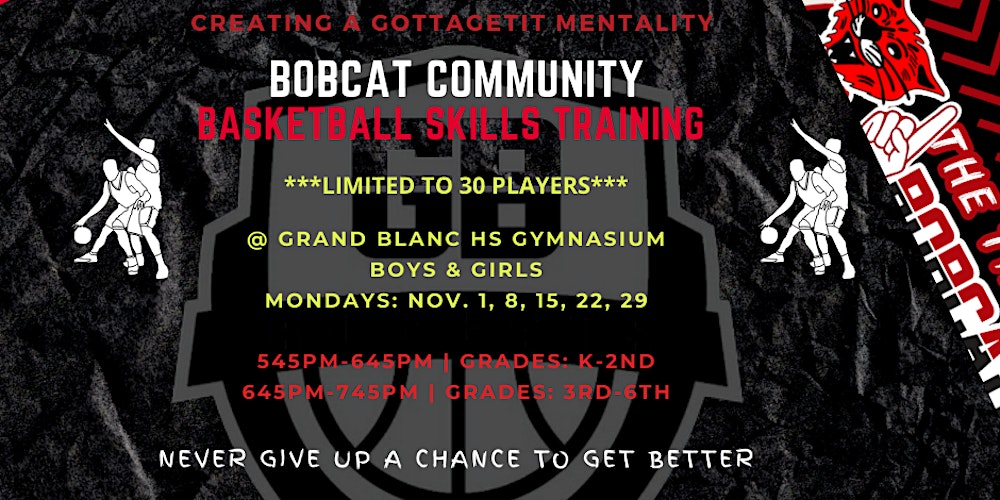 Bobcat Community Youth Basketball Skills Training