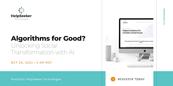 Webinar: Algorithms for Good? Unlocking Social Transformation with AI