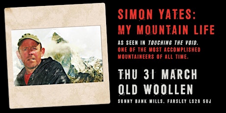 Simon Yates: My Mountain Life tickets