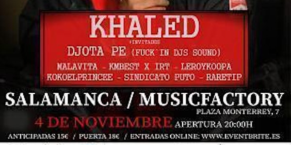 Khaled concierto Salamanca 4 de noviembre