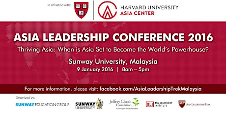 Asia Leadership Conference 2016 primary image