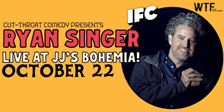 Ryan Singer Live at JJ's Bohemia! primary image