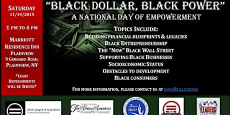 "Black Dollar, Black Power" A National Day of Empowerment primary image