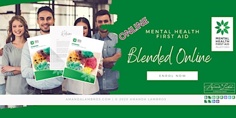 Mental Health First Aid Blended  - Online Training tickets