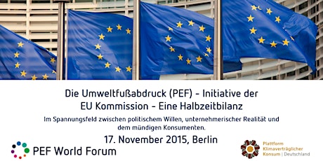 Hauptbild für Dialogforum: Die Umweltfußabdruck (PEF) – Initiative der EU Kommission – Eine Halbzeitbilanz