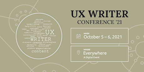 Hauptbild für The UX Writer Conference