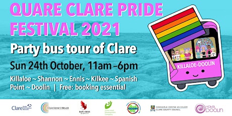 Pride Party Bus Tour of Clare – 24 October